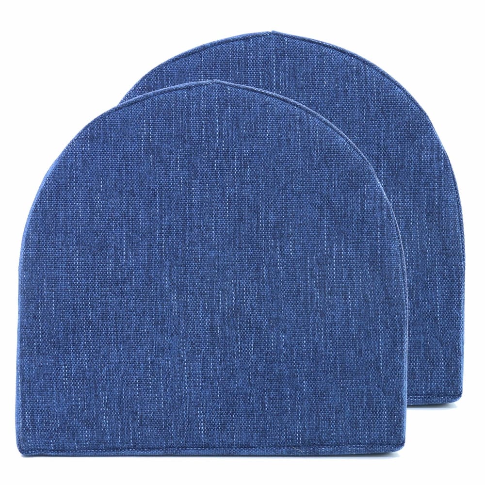 Sweet Home Collection U-Shape High Density Memory Foam Chair Pads with Ties