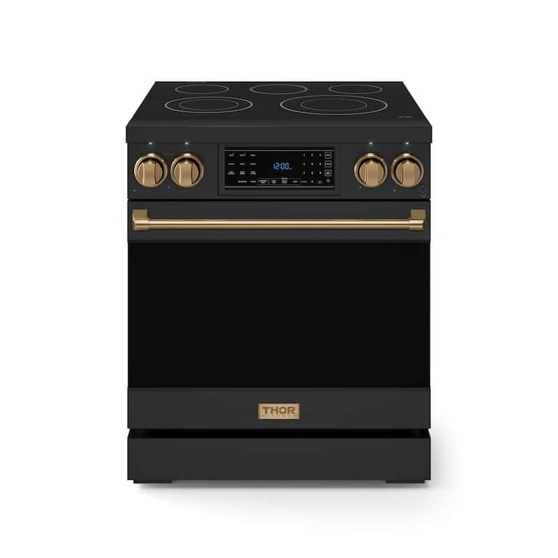 Thor Kitchen RSE30 Gordon Ramsay 4.5 Cu. Ft. Free Standing Electric - Matte Black / Bronze