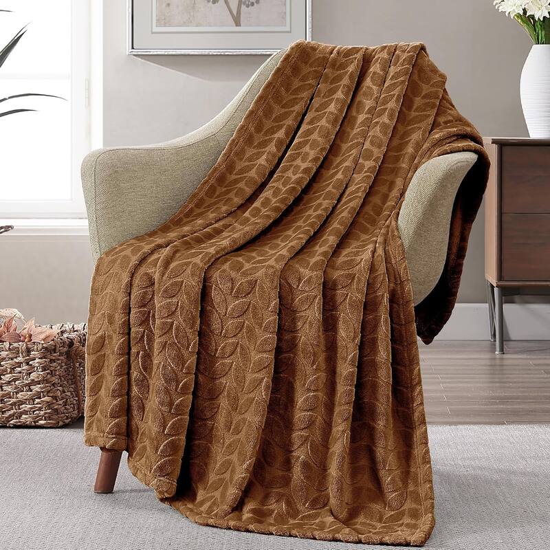 Walensee Fleece Throw Blanket Soft and Lightweight for Couch, Sofa, Bed and Lounge Chair, 50"x60"
