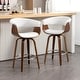 preview thumbnail 45 of 186, 26"/29" Faux Leather Swivel Bar Stools, Wood Counter Stool