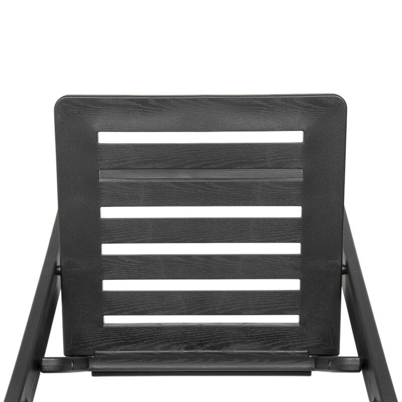 800 lb. Capacity White Resin Folding Chair with Slatted Seat