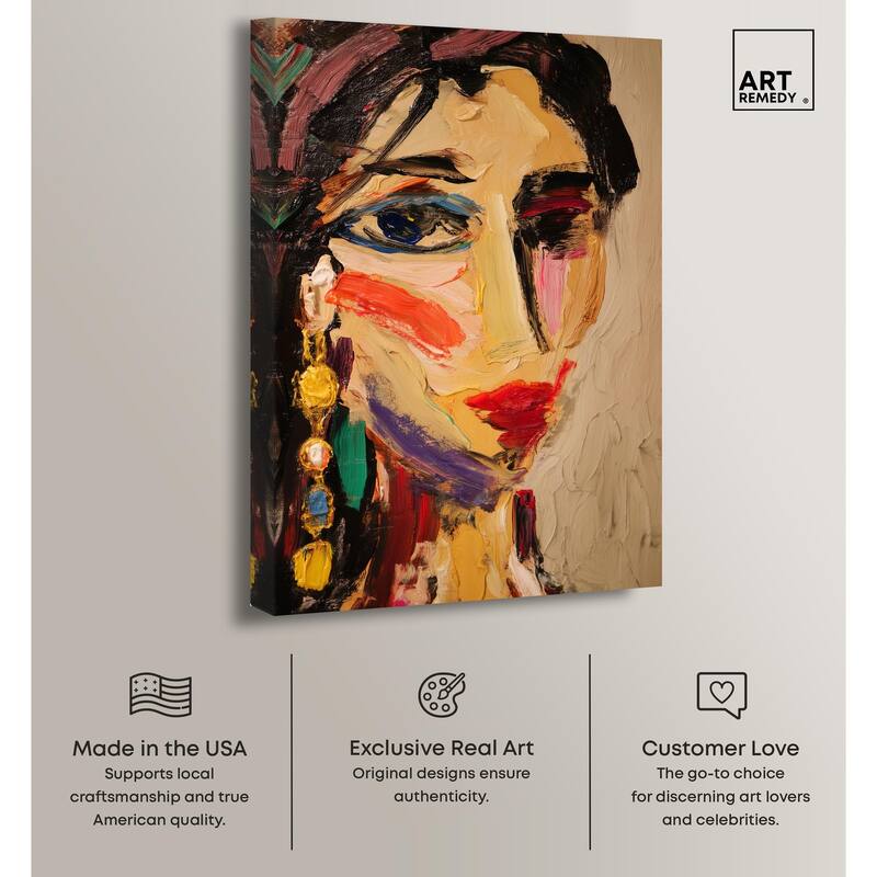 Colorful Expression I Canvas by Art Remedy, Gallery Wrapped