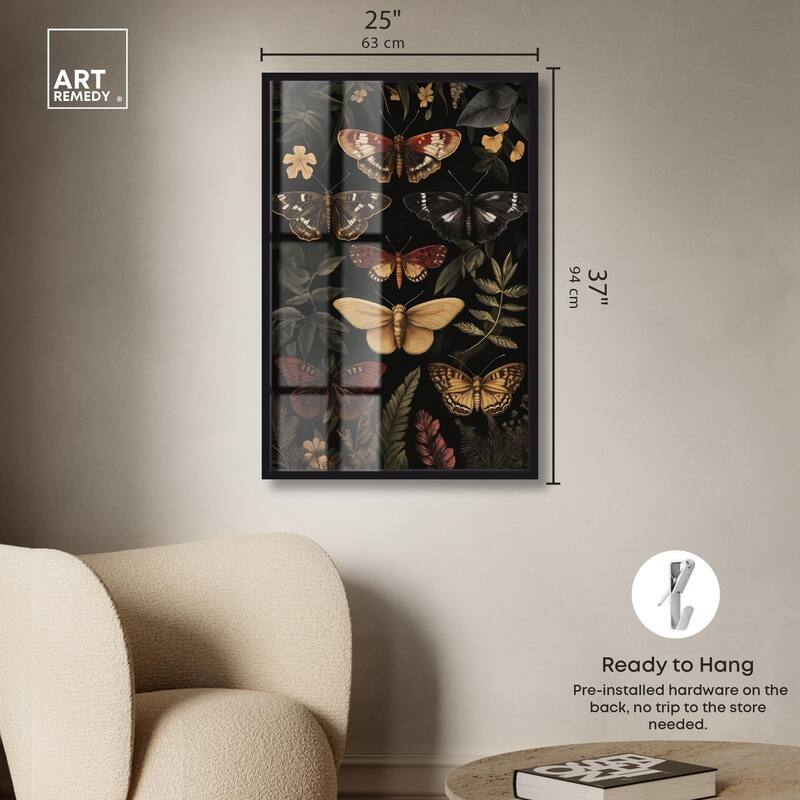 Winged Visitors III Shadowbox by Art Remedy