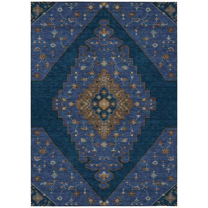 Machine Washable Indoor/ Outdoor Global Marrakesh Chantille Rug