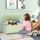 preview thumbnail 8 of 19, Costway Kids Toy Box withSafety Hinge Wood Storage Chest Flip-Top - See Details