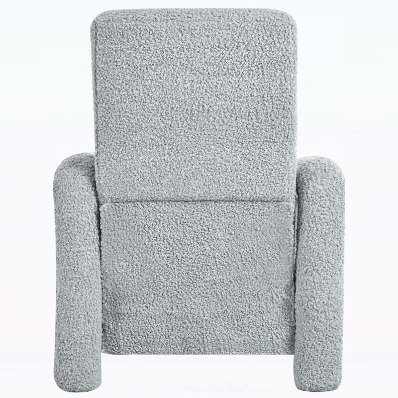 Upholstery Recliner Armchair with Adjustable Backrest for Comfortable Living Room Seating