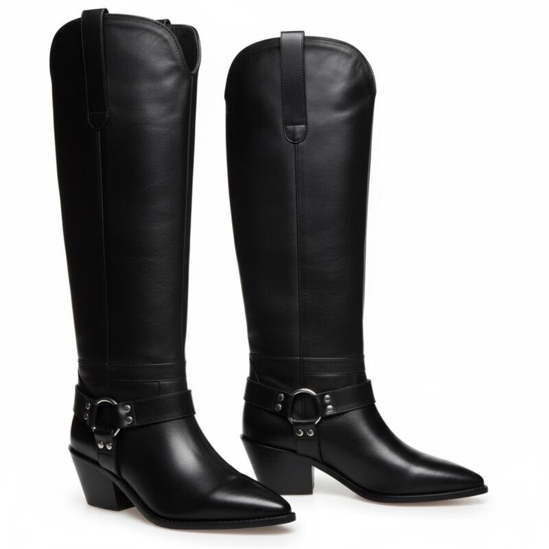 Copenhagen Shoes Tall Leather Western Boot