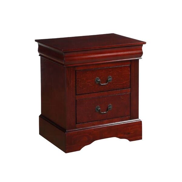 2 Drawers Nightstand in Cherry Finish Bed Bath & Beyond 35475625