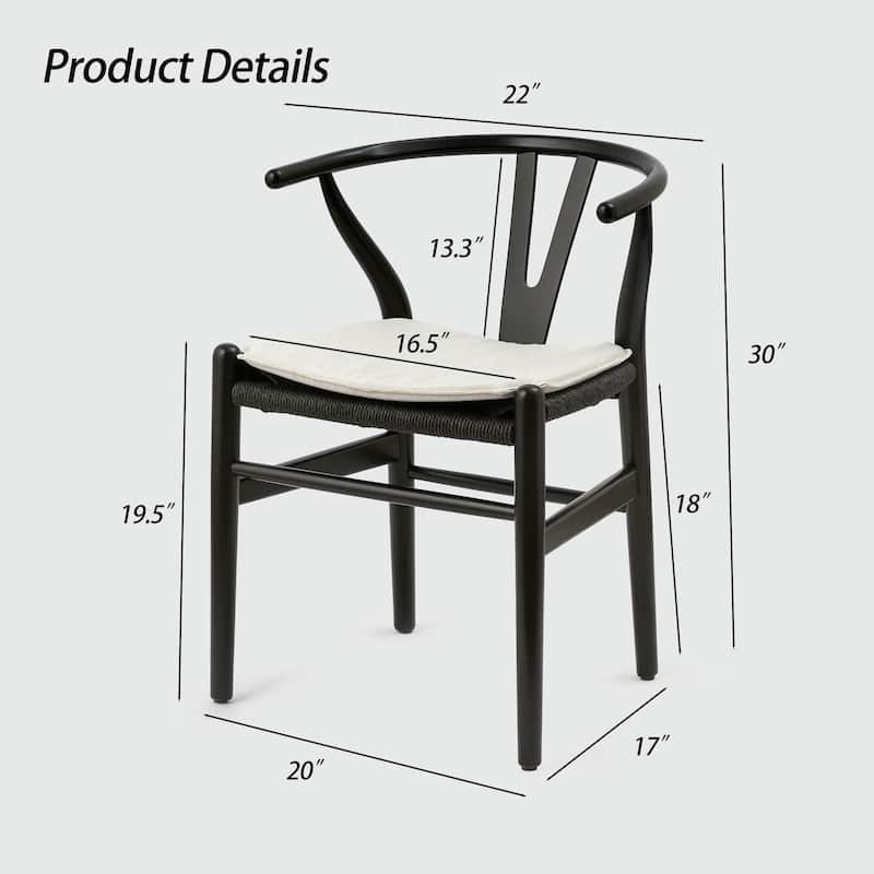 Solid Wood Weave Dining Chair