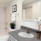 preview thumbnail 7 of 7, Highpoint Collection White Oval Porcelain Vitreous China Drop-in Vanity Sink