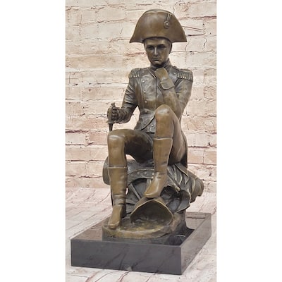 Hot Cast Bronze Sculpture Of A Young Napoleon Bonaparte By Aldo Vitaleh