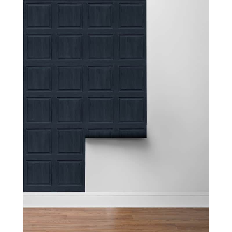 Arthouse Washed Faux Panel Peel and Stick Wallpaper
