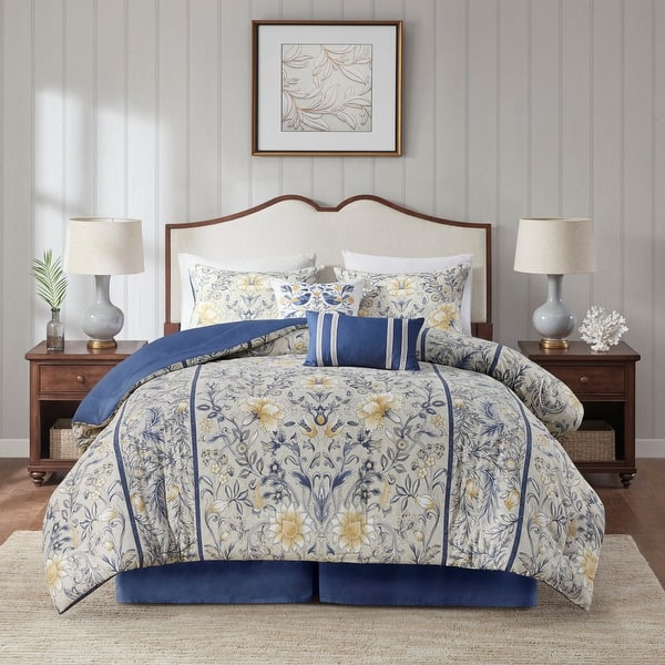 slide 2 of 11, Harbor House Livia 6 Piece Cotton Comforter Set Multi - California King