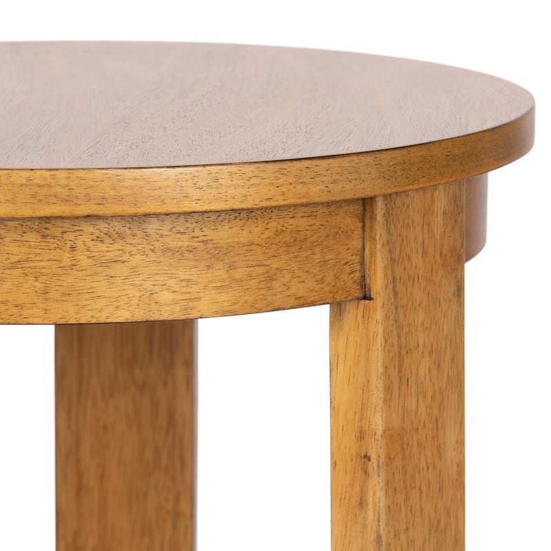 Kate and Laurel Foxford Round Wood Side Table