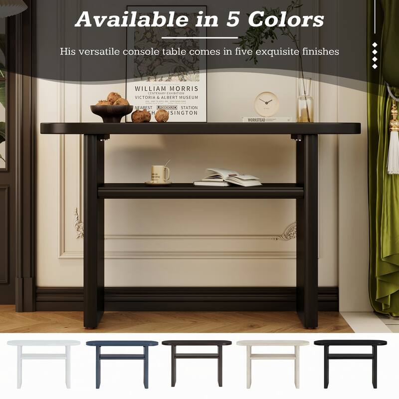 Elegant Minimalist Console Table(Black)