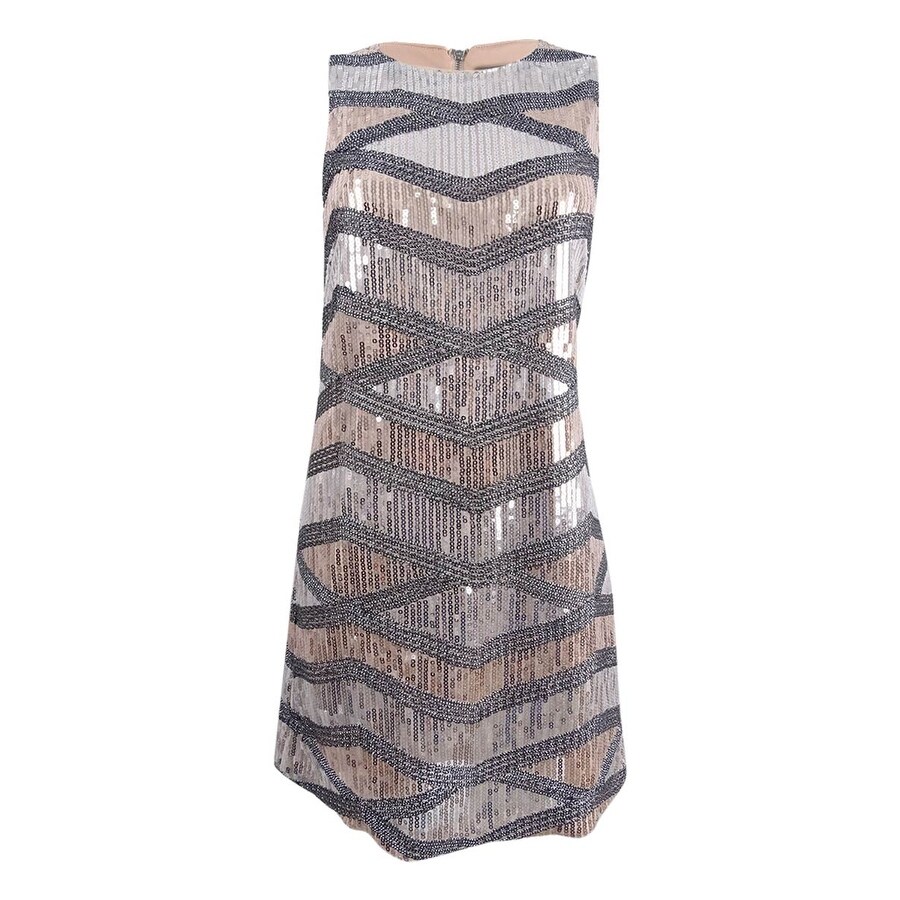 vince camuto rose gold dress
