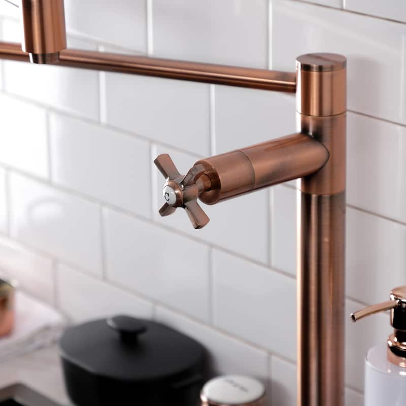 Millennium Two-Handle 1-Hole Deck Mount Pot Filler Faucet