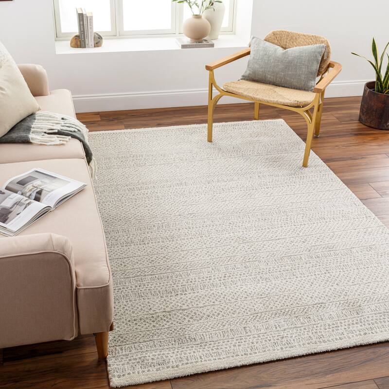Fidel Modern & Contemporary Area Rug - 4' 3" x 5' 11" - Taupe