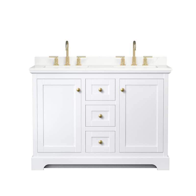 Wyndham Collection WCV232348D-QTZ-US3MXX Avery 48" Free Standing