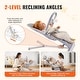 preview thumbnail 5 of 8, Light Grey Adjustable Baby Bouncer Seat with Toy Bar and 2 Recline Angles Foldable Rocker with Harness