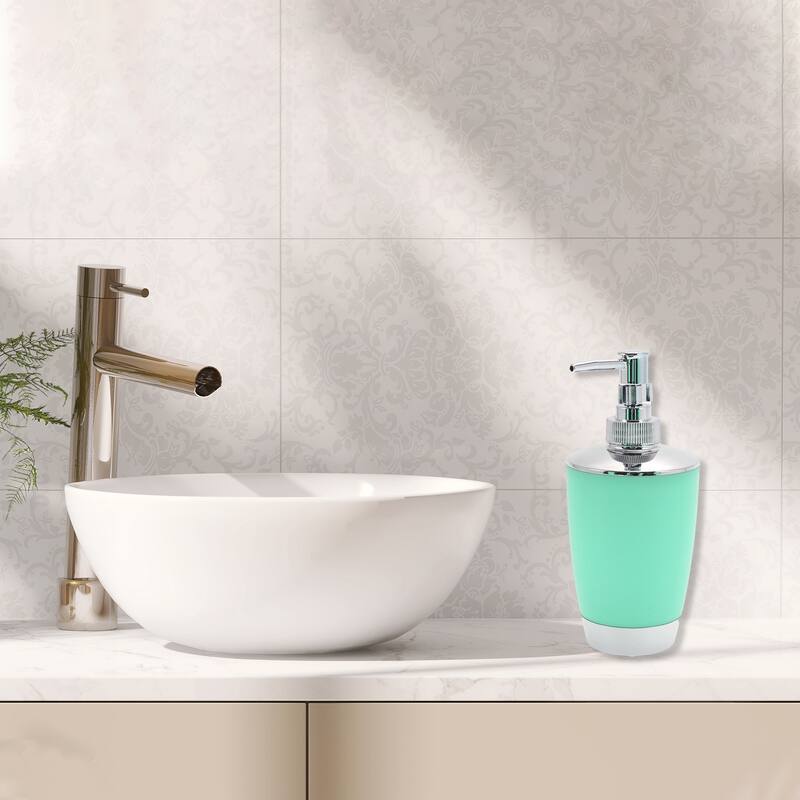 Elegant Soap Pump Dispenser Set for Bathroom for Laundry Rooms 1 Set - Green