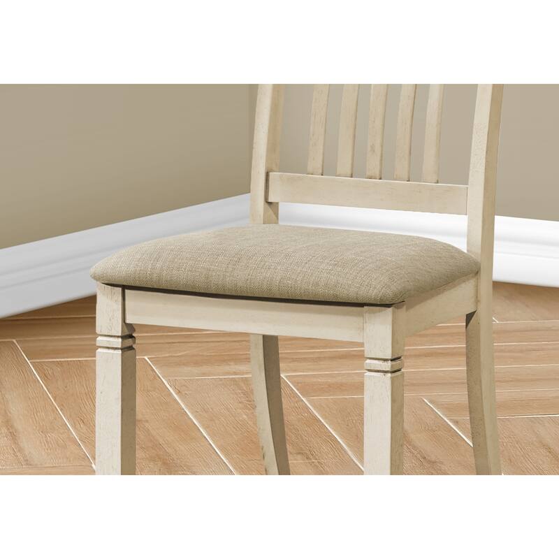 Transitional Upholstered Dining Chair, Set Of 2