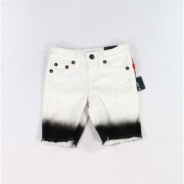 Shop True Religion White Baby Boys Size 3t Cutoff Colorblocked