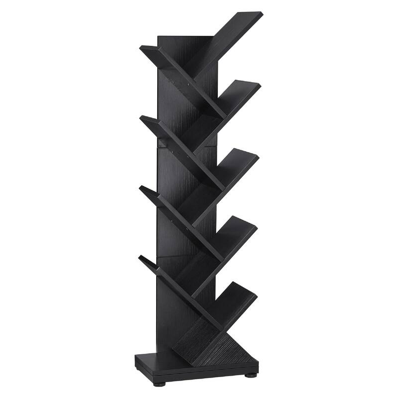 9 Tier Tree Bookshelf - 11.8"D x 7.4"W x 38.4"H