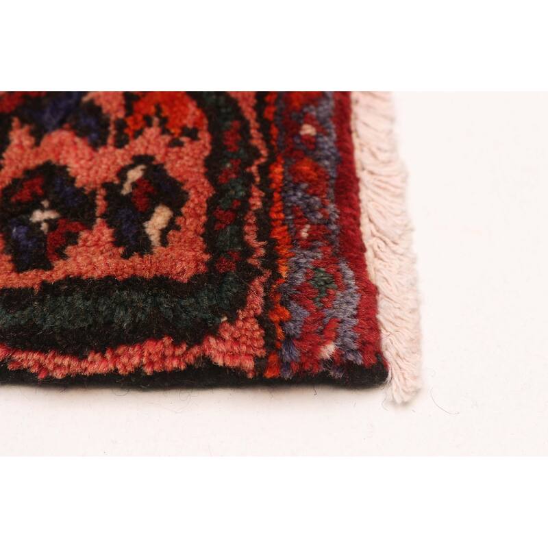 ECARPETGALLERY Hand-knotted Anadol Red Wool Rug - 3'8 x 10'4