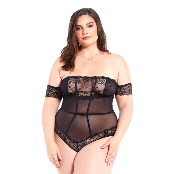 lace plus size teddies