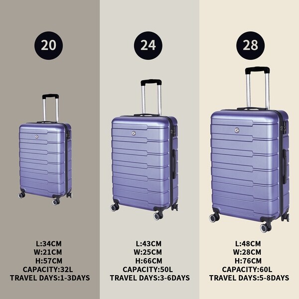 Luggage Sets 3 Piece - Bed Bath & Beyond - 38426964