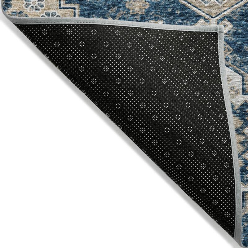 HomeRoots Medallion Traditional Rectangle Outdoor Rug