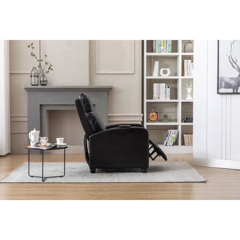 Black Pu Therapeutic Massage Push Recliner Bed Bath & Beyond 38338657