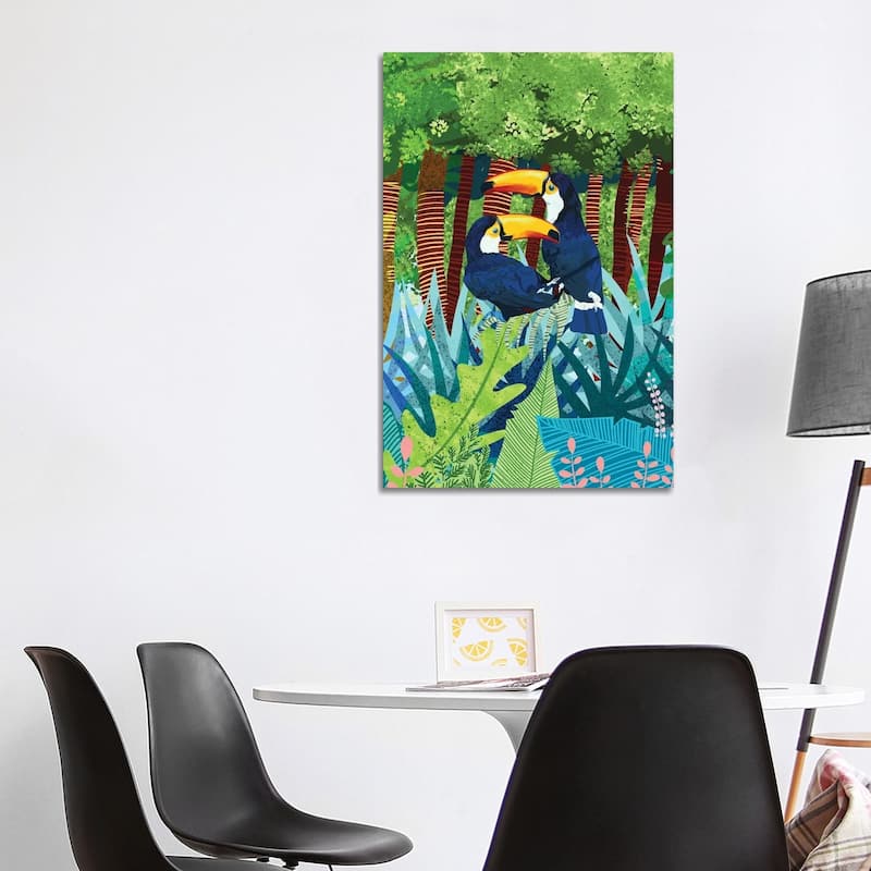 iCanvas "Tucans" by 83 Oranges Canvas Print - 40x26x1.5