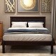 preview thumbnail 48 of 62, Solid Wood Platform Bed Frame with Headboard & Strong Slats Support