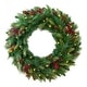preview thumbnail 5 of 9, Woodland Berry Wreath B/O LED Lights (24", 30", 36") 30" LED T5 Mini Lights