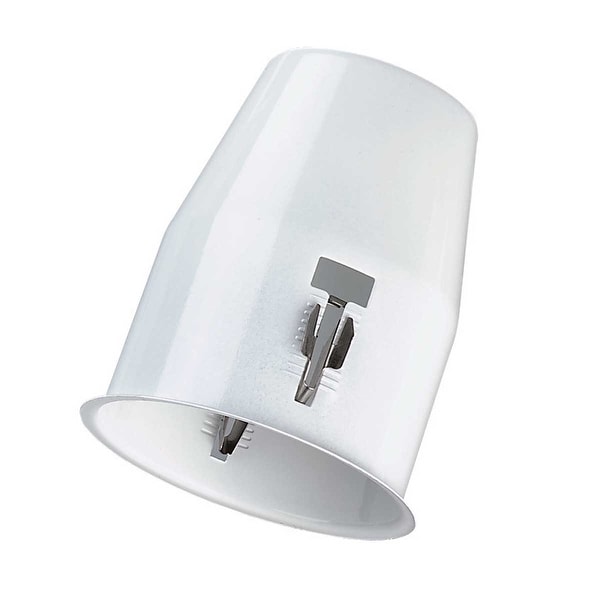 Ceiling Lights White Metal Flush Cannister for Light | Renovator's Supply