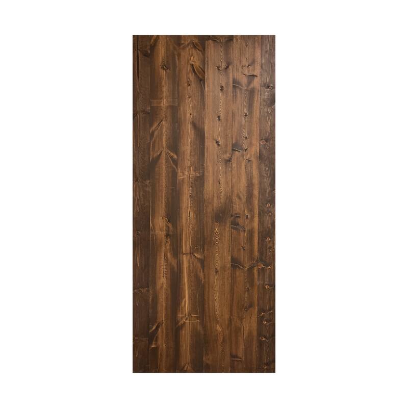 Coast Sequoia 24in./30in./36in./42in. x 84in. S Series Multi-Color Pine Wood Sliding Barn Door With Hardware Kit