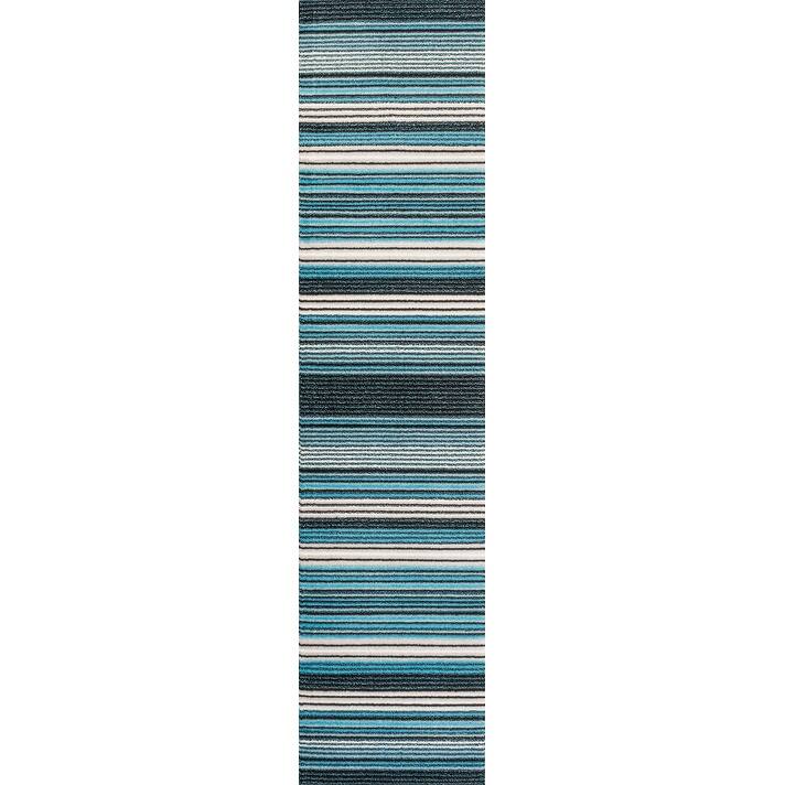 JONATHAN Y Austin Modern Botanical Wildflower Area Rug - 2 X 8 - Blue/Navy
