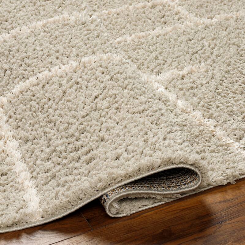 Maryland Shag Moroccan Tribal Area Rug