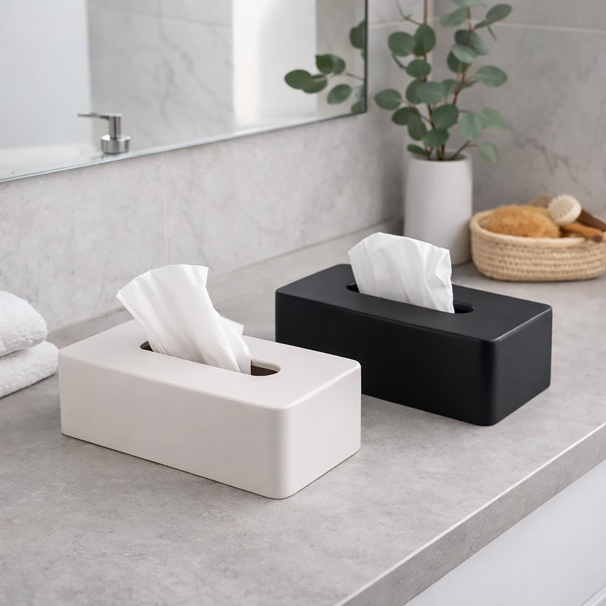 Minimalist Tissue Box Cover - 10.25