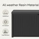 preview thumbnail 7 of 8, 120 Gallon Deck Box Indoor/Outdoor Storage Box for Patio Cushions