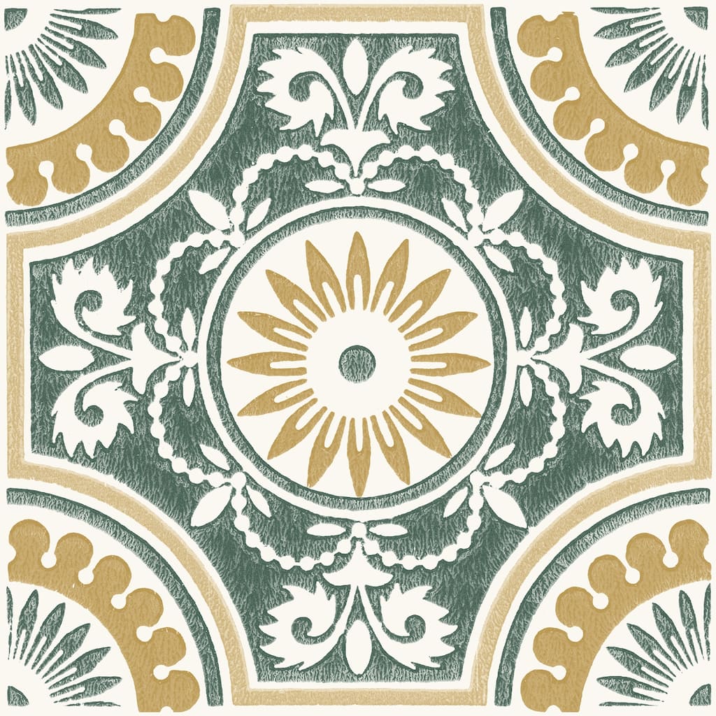 FloorPops Ezra Yellow Peel & Stick Floor Tiles