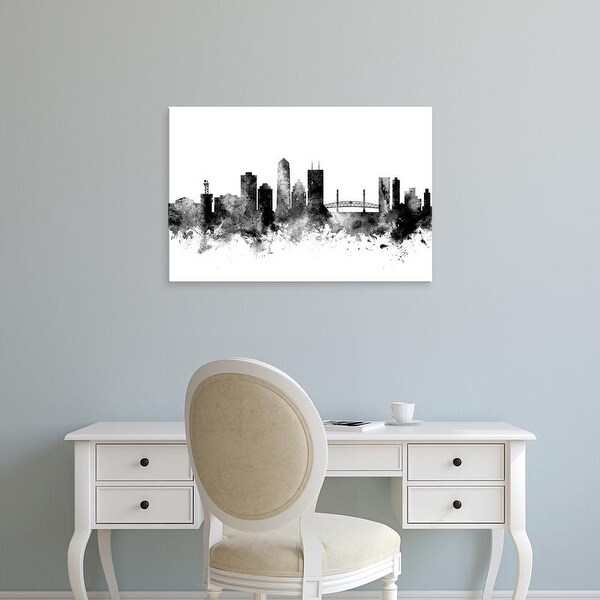 Easy Art Prints Michael Tompsett's 'Jacksonville Florida Skyline' Premium Canvas Art