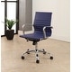 preview thumbnail 6 of 18, Abbyson Samuel Adjustable Leather Office Chair