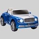 preview thumbnail 2 of 0, 12V Bentley Mulsanne Electric Ride On Car with Remote Control, Suspension, MP3, Horn, LED Lights for Kids Blue