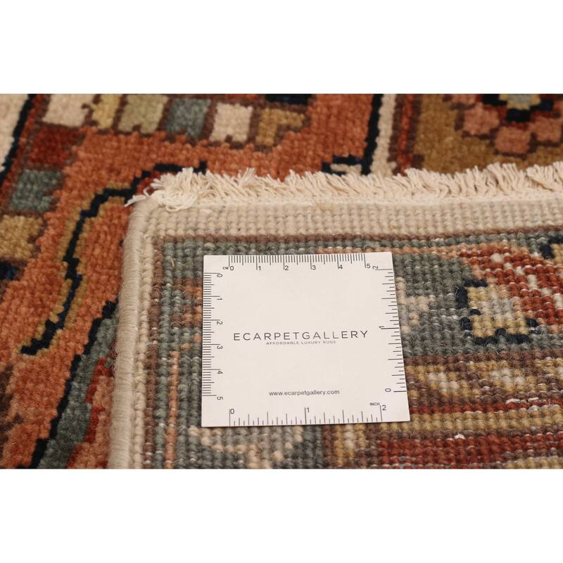 ECARPETGALLERY Hand-knotted Jules Sultane Ivory Wool Rug - 7'11 x 9'10