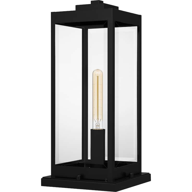 Westover One Light Outdoor Pier Base - Earth Black