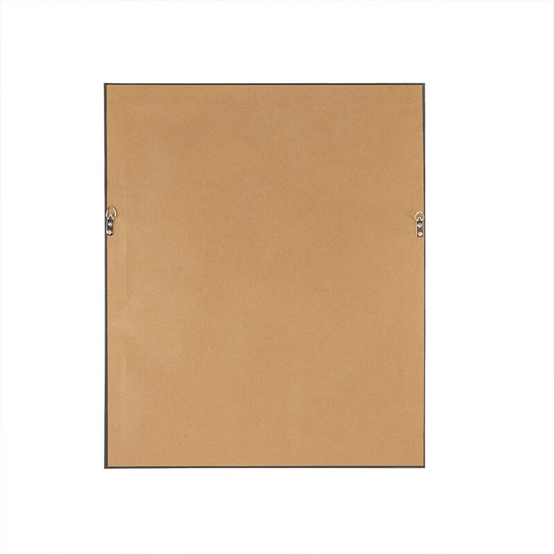 Grey Rock Garden Gel Coat Framed Canvas 2 Piece Set - Black