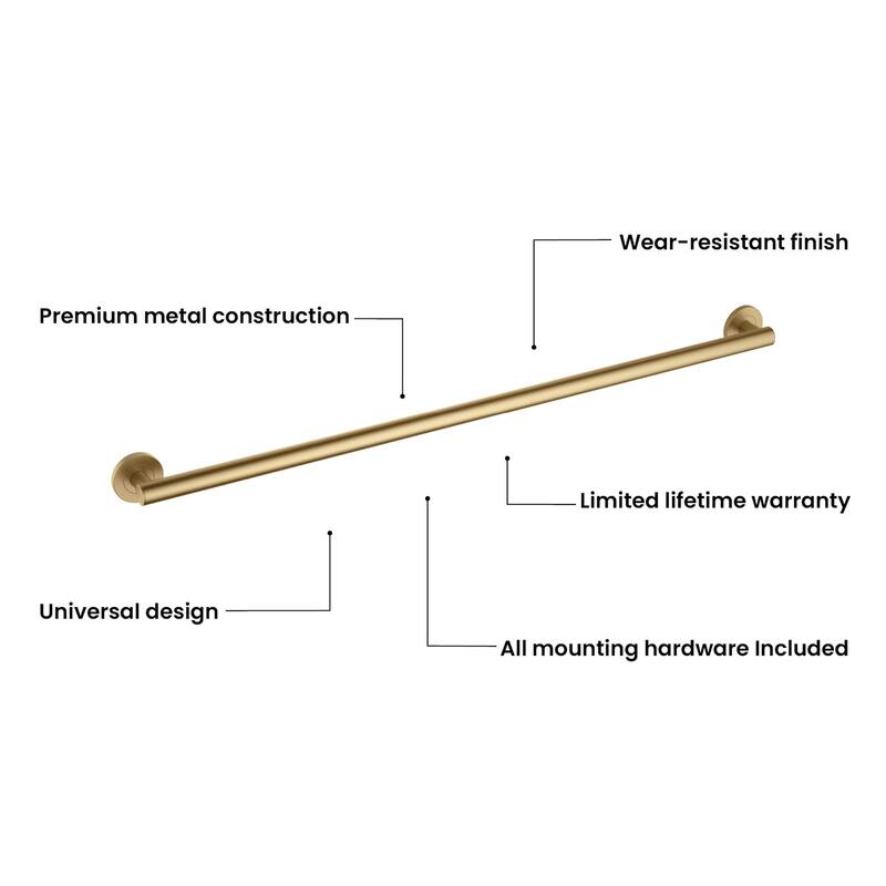 36-Inch Stainless Steel Bathroom Safety Grab Bar